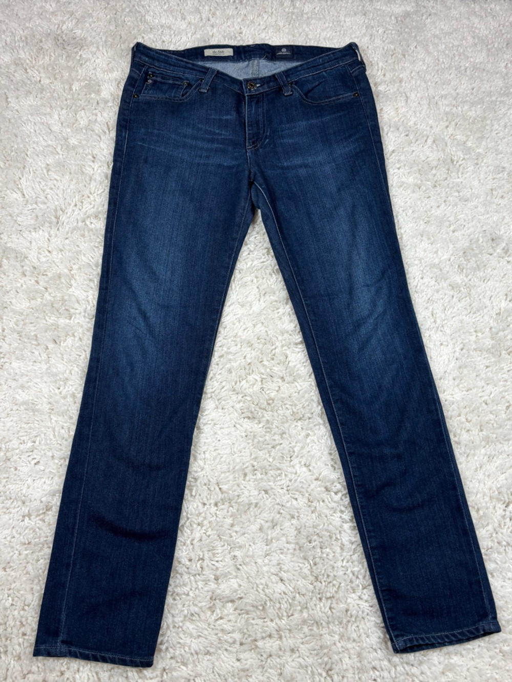 AG Adriano Goldschmied The Stilt Cigarette Leg Jeans Women’s 29R Blue Stretch